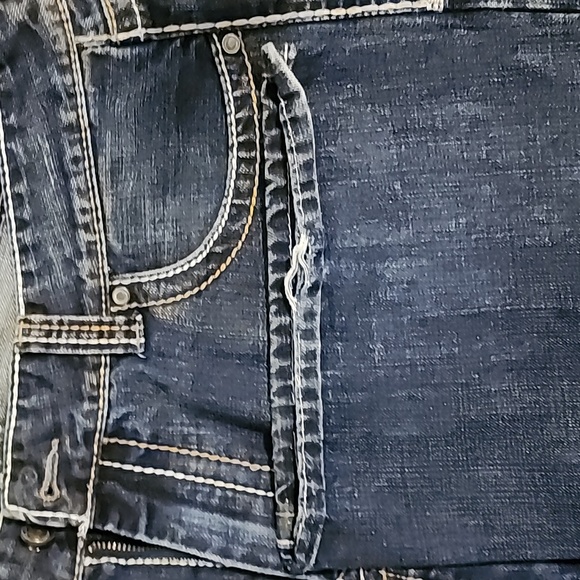 Cowboy Up Men's Western Boot Cut Jeans. 40x32 - Picture 5 of 6